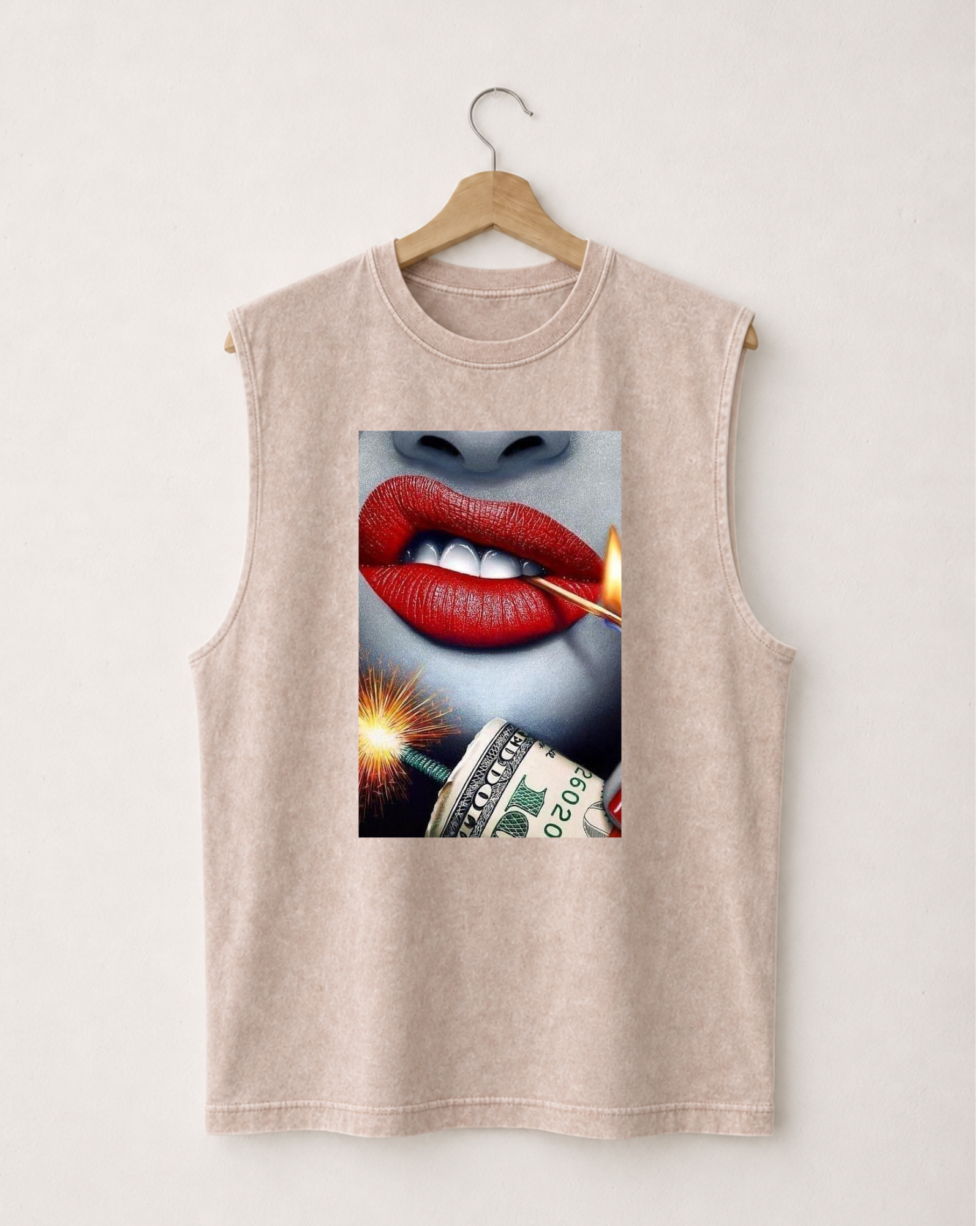 Tank top Money Lips