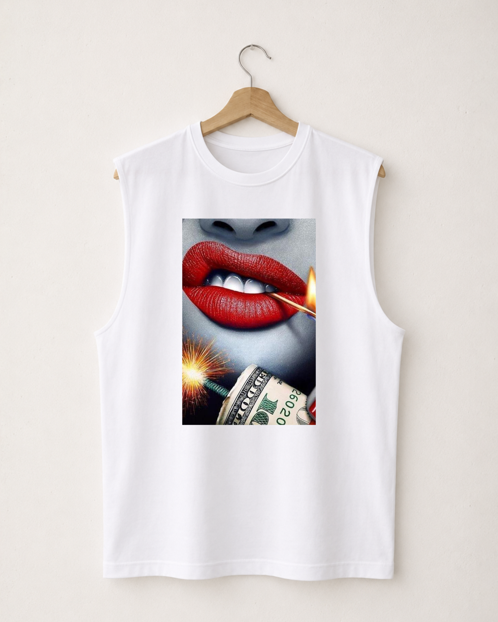 Tank top Money Lips