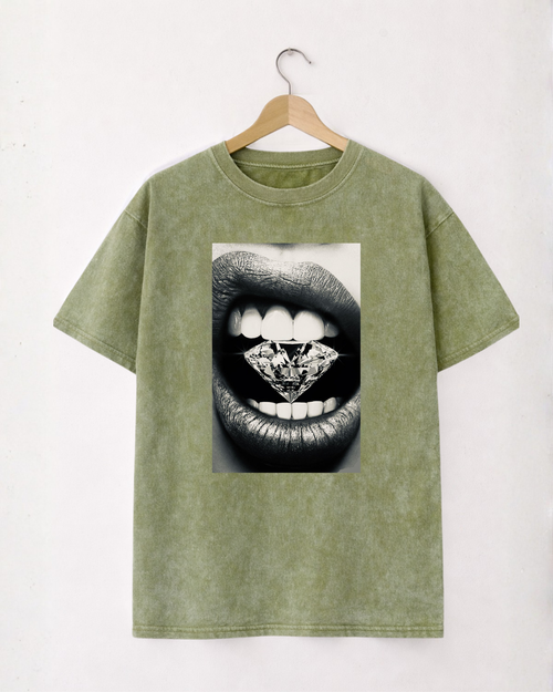 T-shirt Diamond Lips