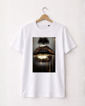 T-shirt Gold Lips