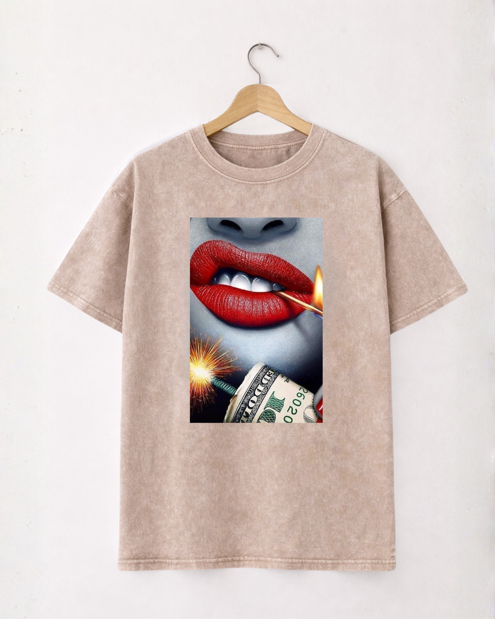 T-shirt Money Lips