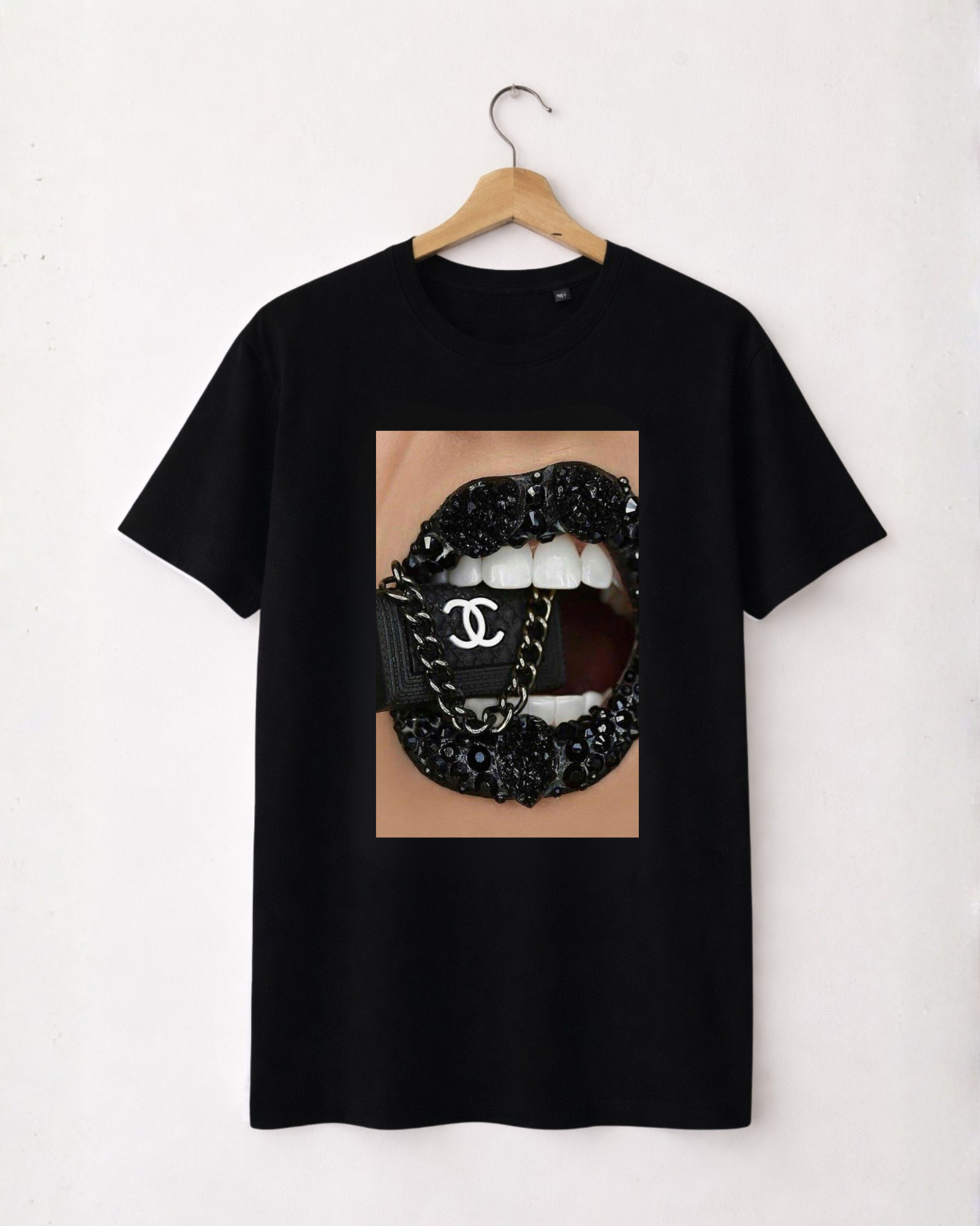 T-shirt Noir Glam