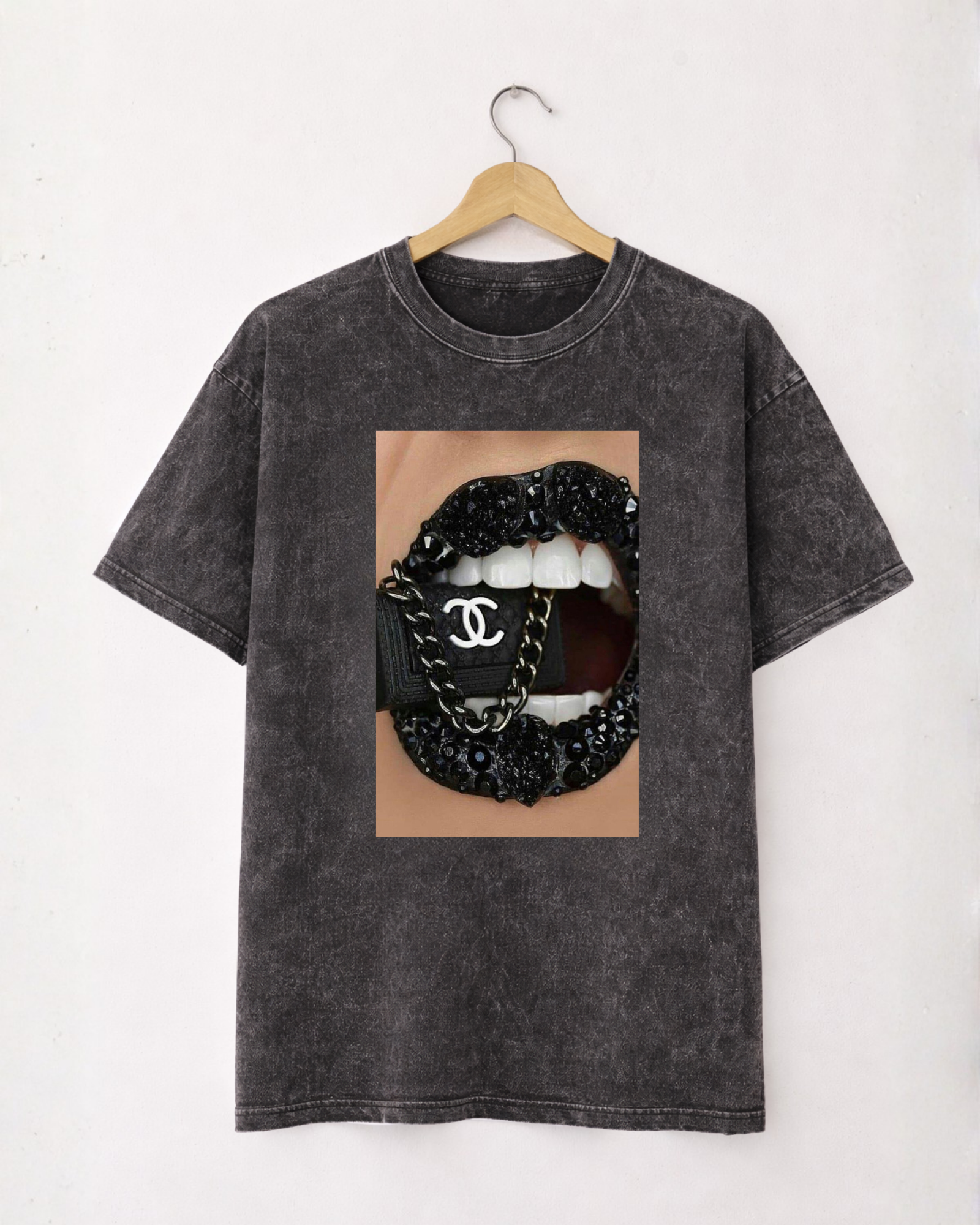 T-shirt Noir Glam